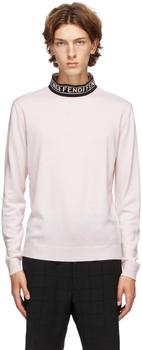 推荐Pink 'Forever Fendi' Mock Neck Sweater商品