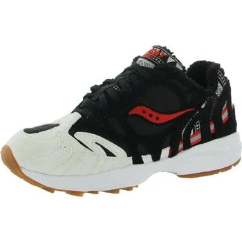 推荐Saucony Mens Grid Azura 2000 Suede Lifestyle Casual and Fashion Sneakers商品