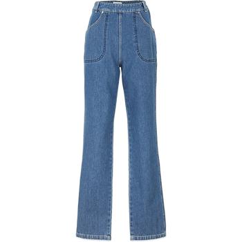 推荐High Waisted Denim Jeans - Midnight Blue商品