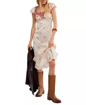 Free People | Women's Haven Floral Print Midi Slip Dress,商家Macy's,价格¥1457