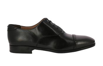 product Salvatore Ferragamo Cap Toe Oxford Lace-up Shoes In Black image