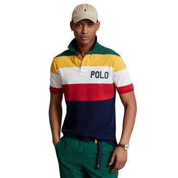推荐Men's Classic-Fit Logo Mesh Polo Shirt商品