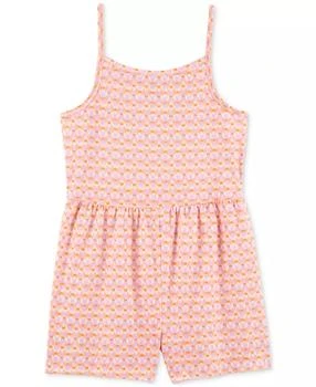 Carter's | Little & Big Girls Ikat-Print Cotton Romper,商家Macy's,价格¥60