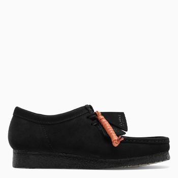商品Clarks | Black suede low derby shoes,商家The Double F,价格¥856图片