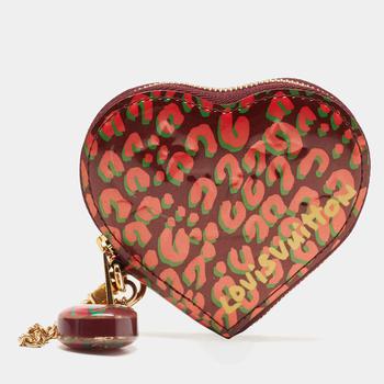 lv钱包, [二手商品] Louis Vuitton | Louis Vuitton Vernis Leather Limited Edition Stephen Sprouse Heart Coin Purse商品图片 