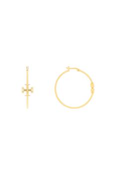 Tory Burch经典款, Tory Burch | KIRA HOOP EARRINGS商品图片 7折×额外8.5折, 额外八五折
