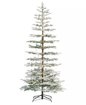 Seasonal | Sierra Pine 9' PE Lightly Flocked Tree, 2255 Tips, 400 Warm LEDs, Remote, Storage Bag, EZ-Connect Pole,商家Macy's,价格¥3335