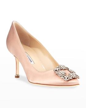 Manolo Blahnik直邮, Manolo Blahnik | Hangisi 70mm Pump商品图片 满$400减$100, 满减
