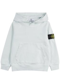 Stone Island | KIDS Mint hooded cotton sweatshirt (2-4 years)商品图片,