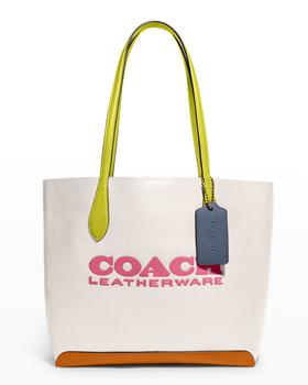 coach托特包, Coach | Kia Colorblock Leather Tote Bag商品图片 