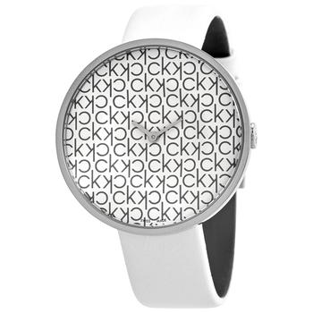 手表女ck精选, Calvin Klein | Quartz White CK Monogram Dial Ladies Watch KAG231LX商品图片 1.8折