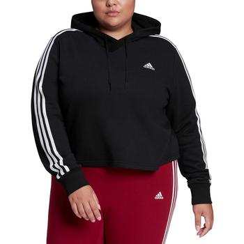 Essentials, Adidas | Plus Size Essentials Cropped Hoodie商品图片 7.5折