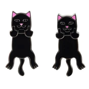RIPNDIP | Naughty Jerm Earrings (Black),商家RipNDip,价格¥112