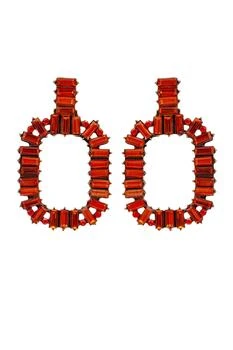 Eye Candy LA | Zahara Red Statement Earrings,商家Premium Outlets,价格¥136
