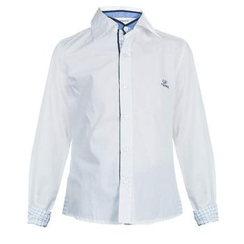 推荐GF Ferre White Checked Detail Shirt 6 Yrs商品