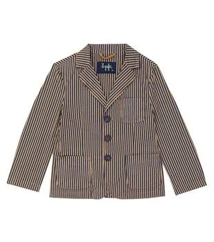 IL GUFO | Striped cotton-blend blazer,商家MyTheresa,价格¥1269