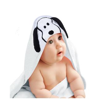 商品Snoopy Baby/Infant Cotton Hooded Bath Towel - White图片