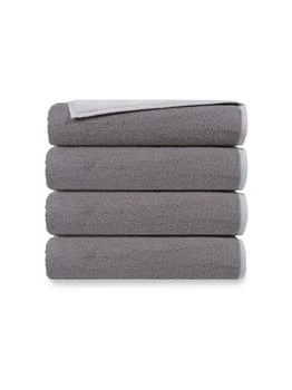 Depera Home | Double Faced 4-Piece Turkish Cotton Bath Towel Set,商家Saks OFF 5TH,价格¥675