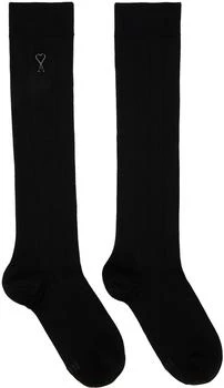 AMI | Black Silk Socks 4.2折