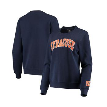 Colosseum | Women's Navy Syracuse Orange Campanile Pullover Sweatshirt商品图片,