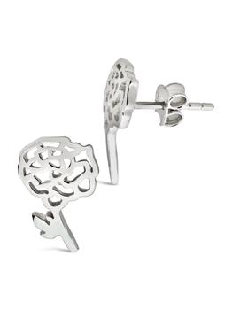 商品Sterling Forever | Sterling Silver Birth Flower Earring Studs - October,商家Premium Outlets,价格¥76图片