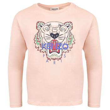 Kenzo | Pink Long Sleeve Tiger T Shirt商品图片,额外8折, 额外八折
