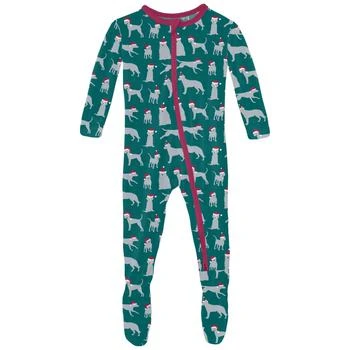 KicKee Pants | Print Footie with Two-Way Zipper (Infant) 8.2折, 独家减免邮费