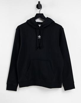 essentials hoodie多少钱, Adidas | adidas Originals Essentials fleece hoodie in black商品图片 