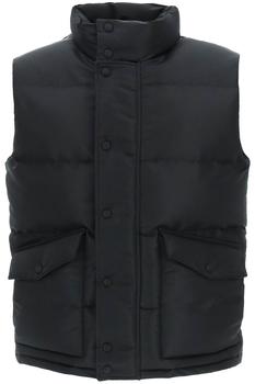 Alexander McQueen | Alexander mcqueen down vest with graffiti logo商品图片,6折