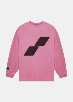 推荐WE11DONE Pink Oversized Boat Neck T-Shirt商品