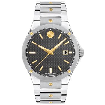Movado | Men's Swiss Automatic Sports Edition Stainless Steel & Gold PVD Bracelet Watch 41mm商品图片,