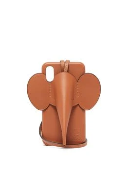 Loewe | Tan Elephant iPhone® X/XS leather phone case,商家MATCHES,价格¥770