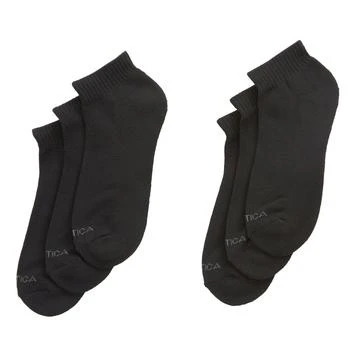 Nautica | Nautica Mens Athletic Core Quarter Socks, 6-Pack 4.9折