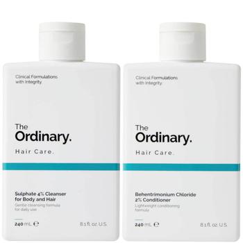 The Ordinary | The Ordinary Sulphate Cleanser and Behentrimonium Chloride Conditioner Bundle商品图片,