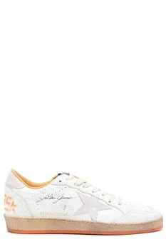 Golden Goose | Golden Goose Deluxe Brand Ball Star Wishes Lace-Up Sneakers,商家Cettire,价格¥3255