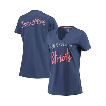 Tommy Hilfiger | Women's Navy New England Patriots Riley V-Neck T-shirt 7.4折