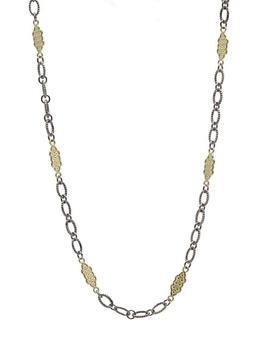 商品Old World 18K Gold & Sterling Silver Cable Chain Necklace图片