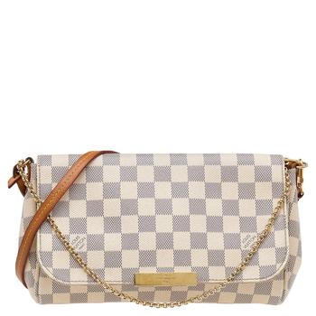 lv单肩包, [二手商品] Louis Vuitton | Louis Vuitton Damier Azur Canvas Favorite MM Bag商品图片 8折, 满1件减$100, 满减