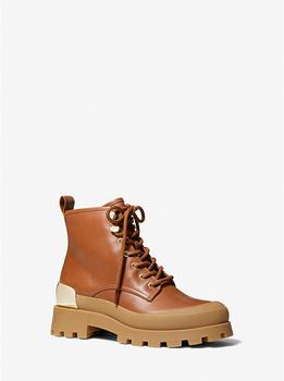 迈克·科尔斯, Michael Kors | Payton Leather Combat Boot商品图片 6.1折×额外7.5折, 额外七五折