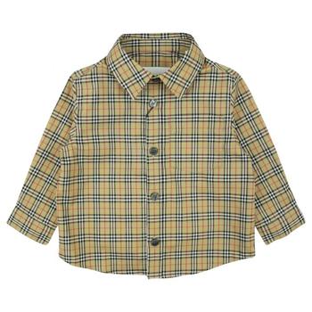 商品Beige Long Sleeve Mini Owen Shirt图片