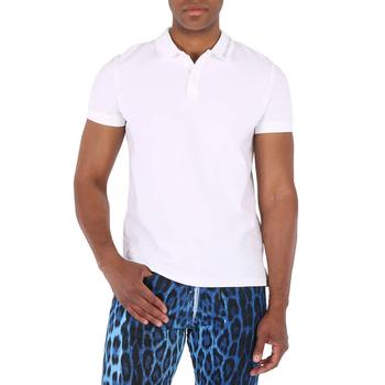 Calvin Klein | Men's Bright White Institutional Logo Polo Shirt商品图片,4.9折, 满$300减$10, 满减