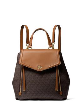 mk双肩包图片, Michael Kors | Freya Medium Logo Backpack商品图片 