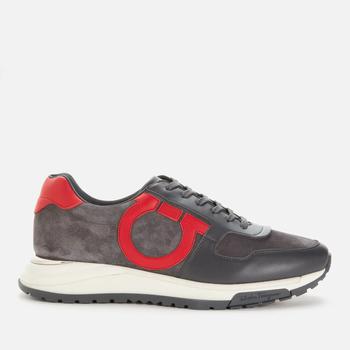 菲拉格慕经典款, Salvatore Ferragamo | Salvatore Ferragamo Men's Brooklyn Running Style Trainers - Navy商品图片 5折