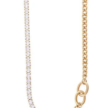 Simply Rhona | Allure Stone Chunky Chain Necklace In 18K Gold Plated Stainless Steel,商家Verishop,价格¥380