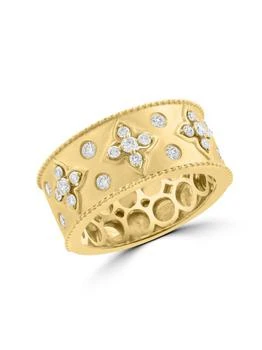 Effy | 14K Yellow Gold & 0.48 TCW Diamond Ring,商家Saks OFF 5TH,价格¥21780