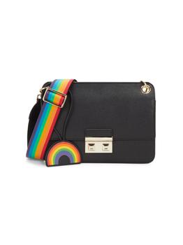 推荐Rainbow Leather Shoulder Bag商品