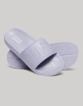 推荐Superdry code pool sliders  in lilac商品