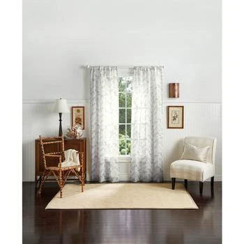 Martha Stewart | Eucalyptus Poletop Curtain Panel, 95", Created For Macy's,商家Macy's,价格¥236