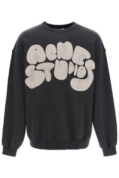 Acne Studios | Acne studios oversized sweatshirt with embroidered logo商品图片,6.4折