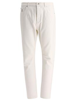 推荐Brunello Cucinelli Men's White Other Materials Pants商品